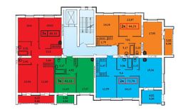 72,6 м², 2-комн. квартира, 4/9 этаж