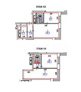 65,3 м², 3-комн. квартира, 43/44 этаж