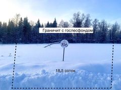 18,5 сотки, участок