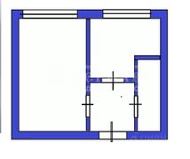 30 м², 2-комн. квартира, 3/3 этаж