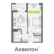 44,5 м², 1-комн. квартира, 5/16 этаж