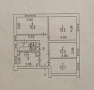 16,8 м², 1 комната, 2/5 этаж