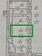 17,4 м², 1 комната, 4/5 этаж