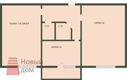 74 м², 3-комн. квартира, 11/12 этаж