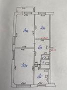 62 м², 3-комн. квартира, 5/5 этаж