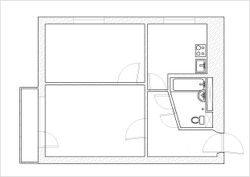 40,6 м², 2-комн. квартира, 2/5 этаж