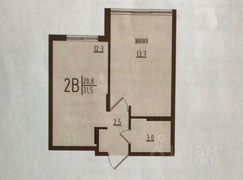 31,5 м², 2-комн. квартира, 2/7 этаж