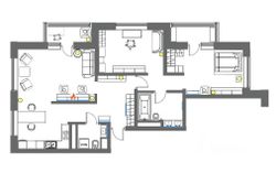 75,2 м², 3-комн. квартира, 7/20 этаж