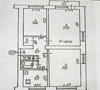 61 м², 3-комн. квартира, 5/5 этаж