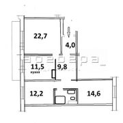 82 м², 3-комн. квартира, 6/10 этаж