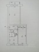 46 м², 2-комн. квартира, 4/5 этаж