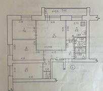 63 м², 4-комн. квартира, 1/9 этаж