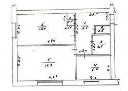 42,8 м², 2-комн. квартира, 2/2 этаж