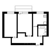 42,5 м², 2-комн. квартира, 4/5 этаж