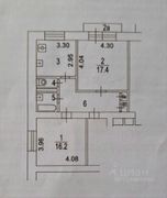 59,7 м², 2-комн. квартира, 5/8 этаж