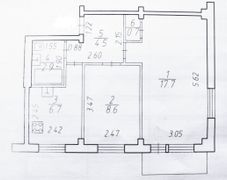 41,1 м², 2-комн. квартира, 3/5 этаж