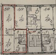 29,8 м², 1 комната, 2/5 этаж