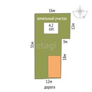 52,7 м², дом, с участком 4,2 сотки