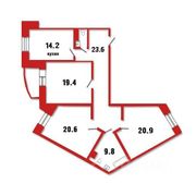 110,5 м², 3-комн. квартира, 7/10 этаж