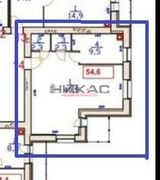 55,7 м², 2-комн. квартира, 3/7 этаж