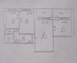 56,6 м², 3-комн. квартира, 4/9 этаж