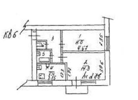 39,6 м², 2-комн. квартира, 2/2 этаж