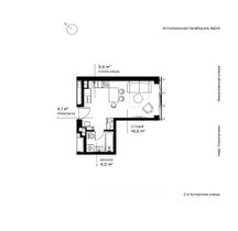 Продажа квартиры-студии 27 м², 7/36 этаж
