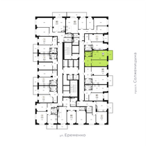 47,3 м², 2-комн. квартира, 3/24 этаж