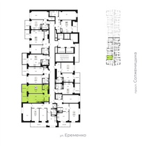 43,1 м², 2-комн. квартира, 21/24 этаж