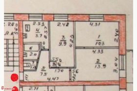 50,6 м², 3-комн. квартира, 5/4 этаж