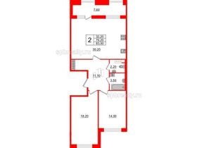 Продажа 2-комнатной квартиры 79,2 м², 5/10 этаж
