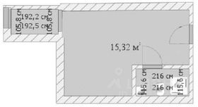 19,9 м², студия, 1/3 этаж