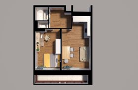 47 м², 2-комн. квартира, 6/17 этаж