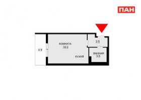 Продажа квартиры-студии 25 м², 14/17 этаж