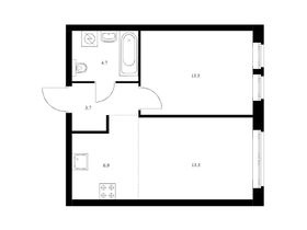 Продажа 2-комнатной квартиры 41,9 м², 23/32 этаж