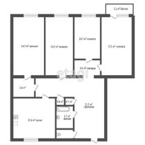 Продажа 4-комнатной квартиры 106,3 м², 5/5 этаж