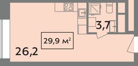 Продажа квартиры-студии 29,9 м², 14/14 этаж