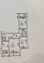 Продажа 3-комнатной квартиры 87,6 м², 2/9 этаж