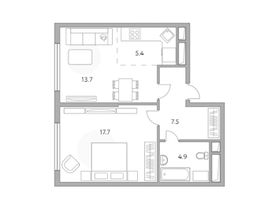 Продажа квартиры-студии 29,4 м², 20/23 этаж