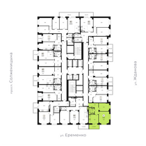 55,5 м², 2-комн. квартира, 4/24 этаж