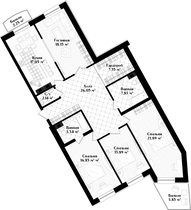 Продажа 4-комнатной квартиры 136,5 м², 4/7 этаж