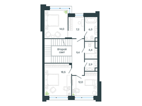 163,3 м², 5-комн. квартира, 1/1 этаж