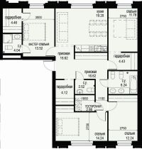 Продажа 4-комнатной квартиры 116,3 м², 2/10 этаж