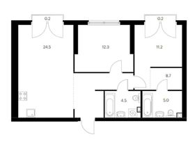Продажа 2-комнатной квартиры 69,9 м², 13/32 этаж
