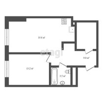 Продажа 2-комнатной квартиры 52,3 м², 5/34 этаж