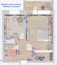 38 м², 1-комн. квартира, 5/5 этаж