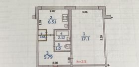 33 м², 1-комн. квартира, 5/5 этаж