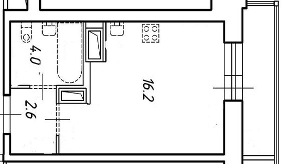 Аренда квартиры-студии 24 м², 8/19 этаж