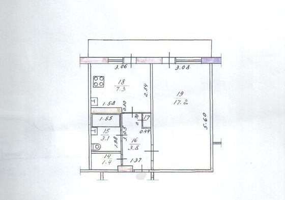 Продажа 1-комнатной квартиры 33 м², 5/5 этаж