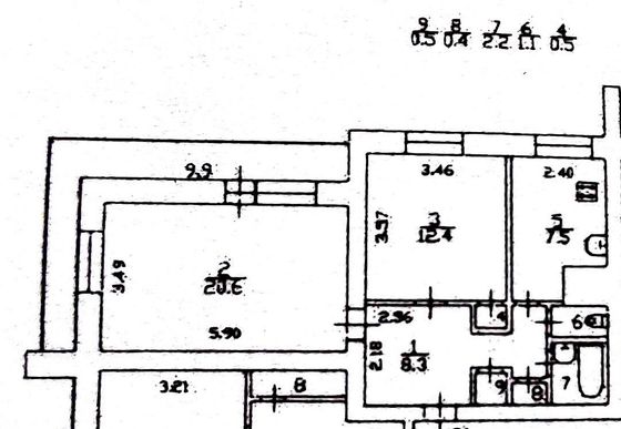 Продажа 2-комнатной квартиры 53,5 м², 4/14 этаж